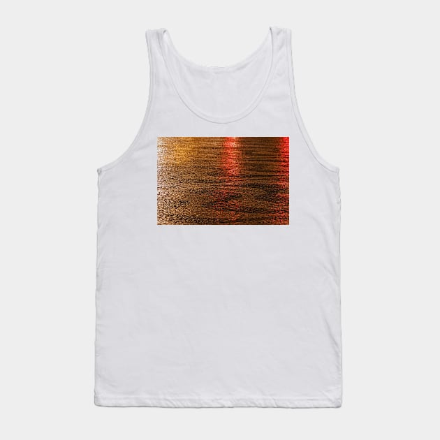 Waves Of Cobblestones At Night © Tank Top by PrinceJohn